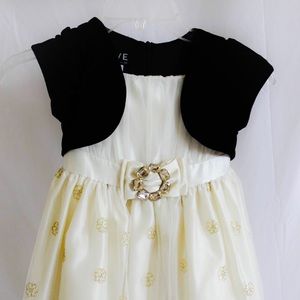 LOVE - byspecialoccasions.com Gold/cream dress